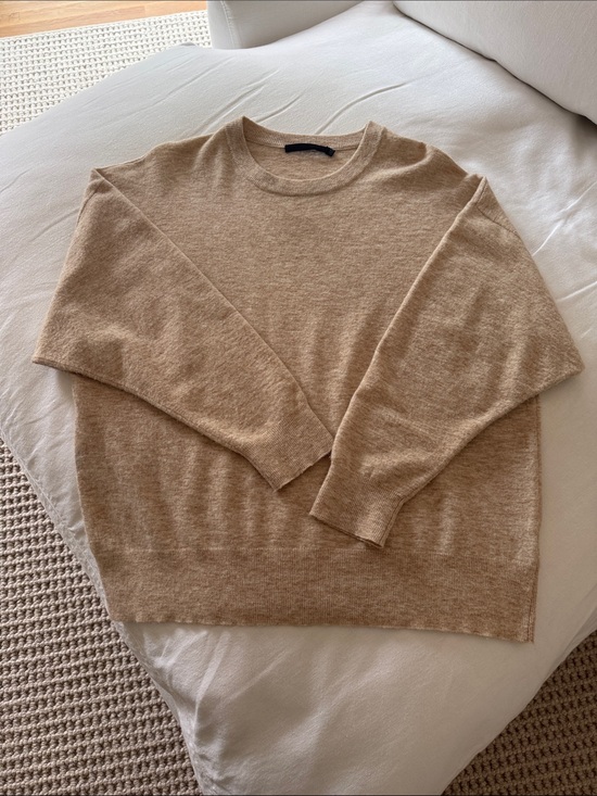 Jenni Kayne Sweaters - Jenni kayne beige cashmere blend crewneck